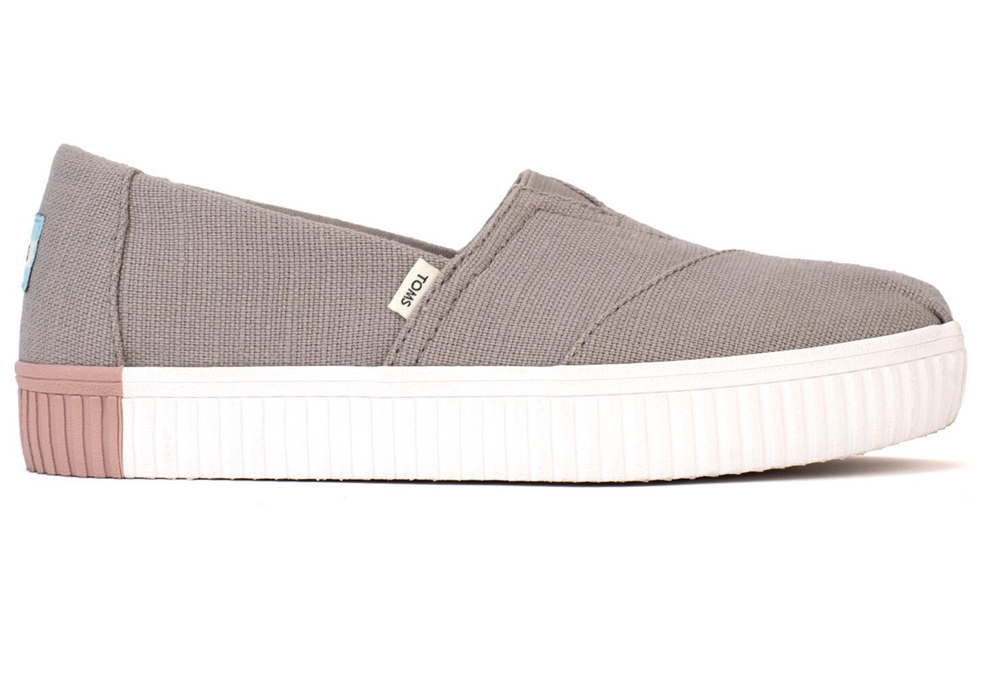 Toms Alpargata Indio Slip On Espadrille Grey - Womens - 64735-VLYN